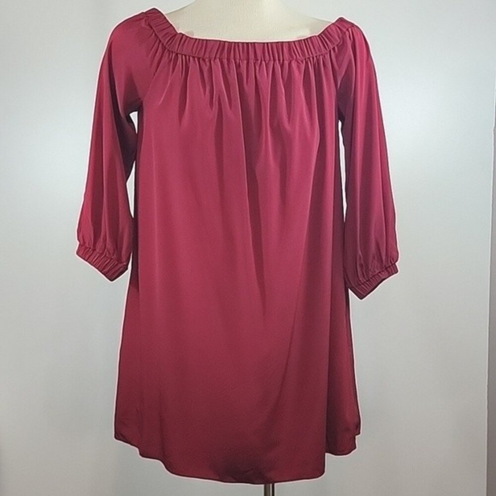 ALICE + OLIVIA Desiree Silk Off Shoulder Dress size S